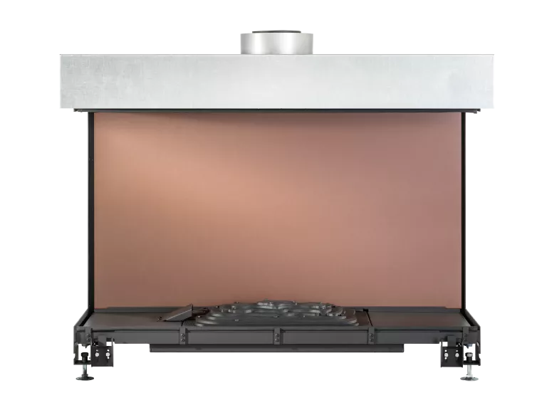 Avenue Gas Closed Fireplace by Metalfire