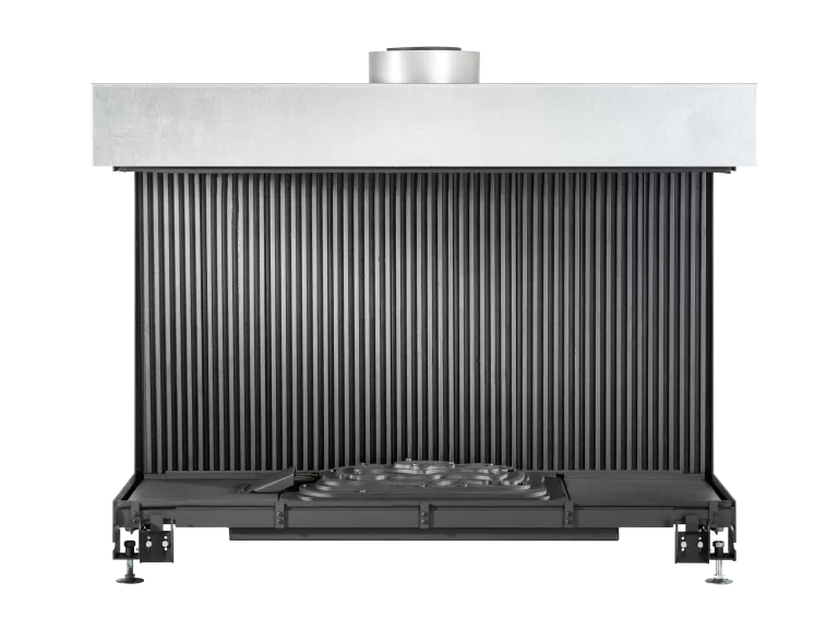 Avenue Gas Closed Fireplace by Metalfire