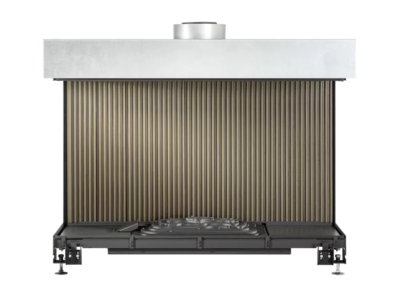 Avenue Gas Closed Fireplace by Metalfire