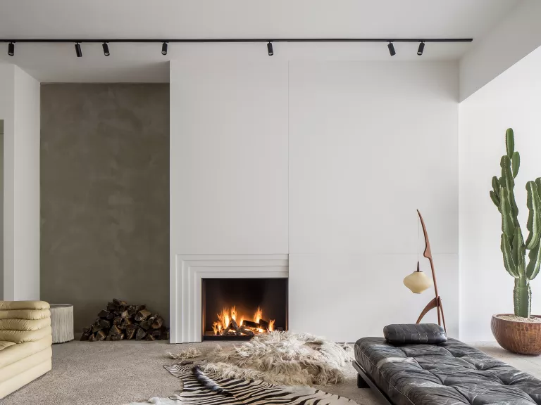 Urban Gas Open Fireplace by Metalfire