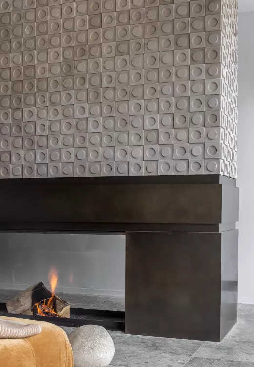 Universal wood Open Fireplace by Metalfire