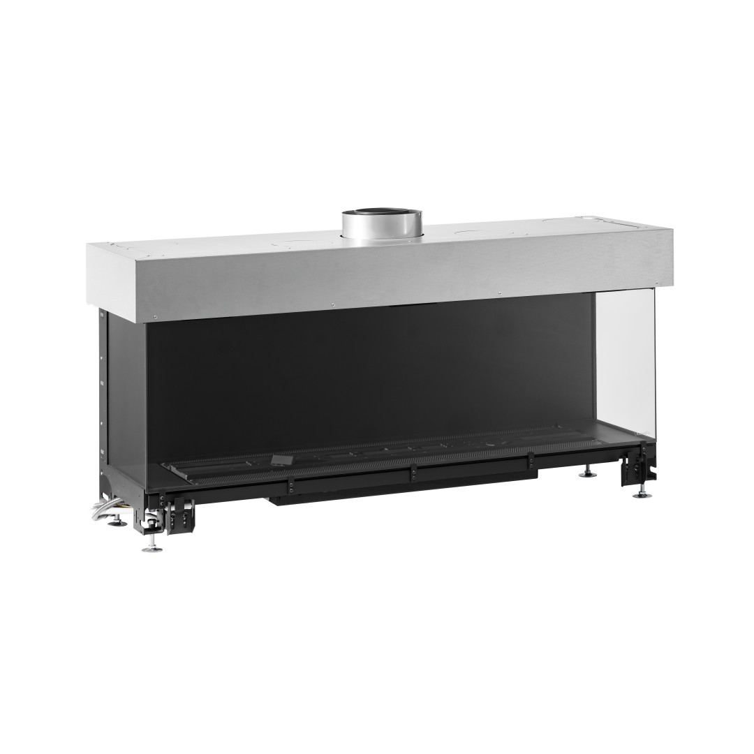 Avenue Gas Closed Fireplace by Metalfire