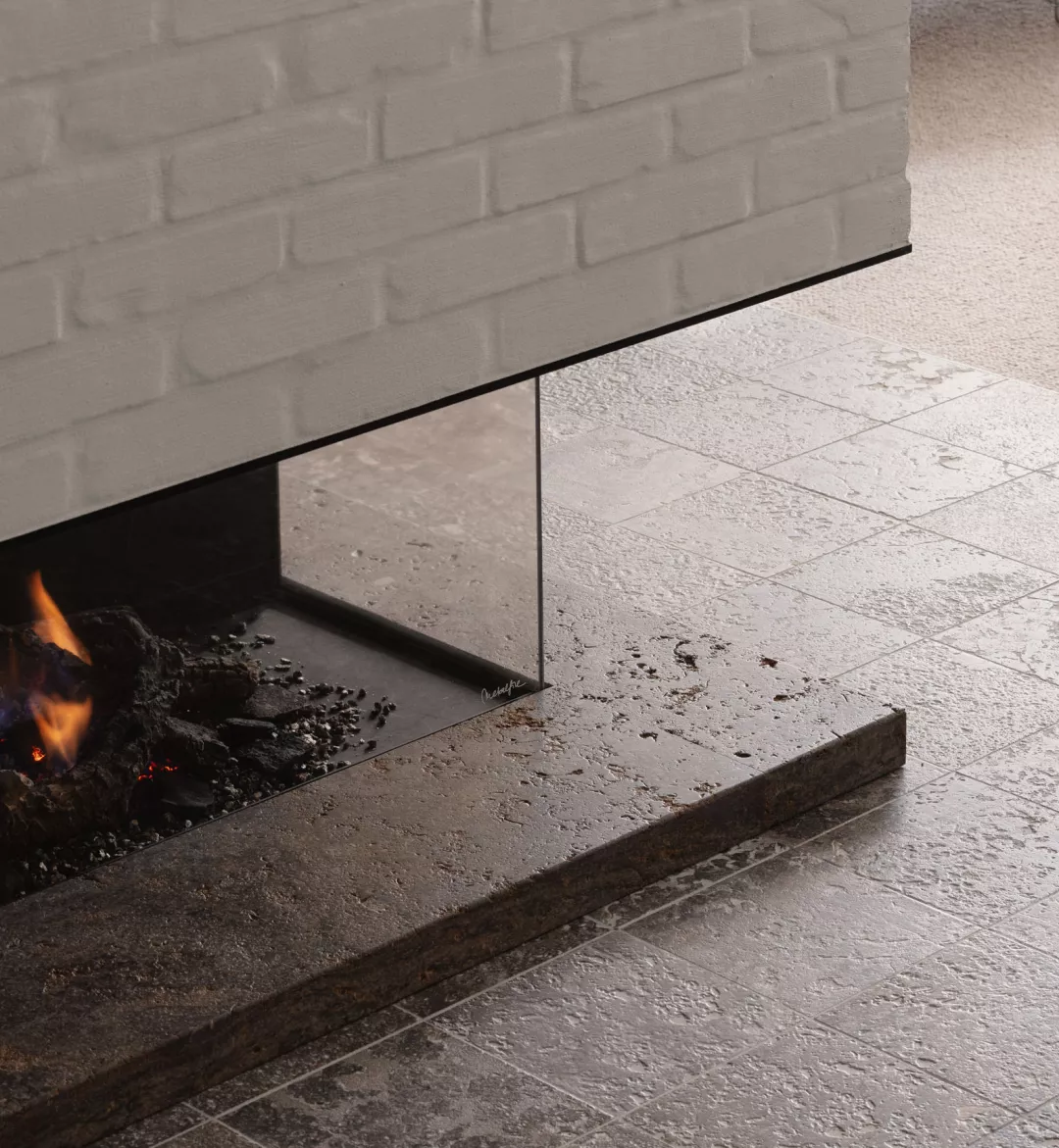 Avenue Gas Closed Fireplace by Metalfire